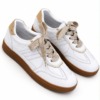 Tenis Silver en tonos dorado y plateado