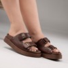 CANOA DOS HEBILLAS Canoa Dos Hebillas para mujer en marrón, negro y avellana