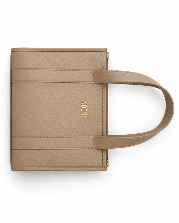BOLSO ALEXY · capuchino · Cenital derecha