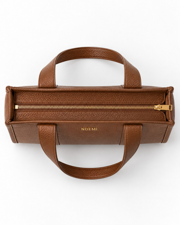 BOLSO ALEXY · marron · Perfil derecho cenital