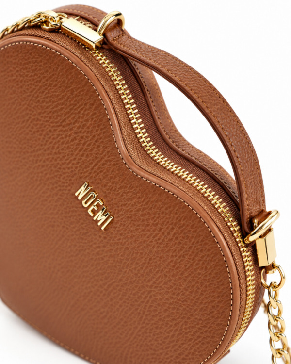 BOLSO AMORE · marron · Detalle cierre