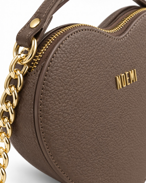 BOLSO AMORE · taupe · Detalle textura