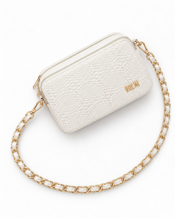 BOLSO CANDY · blanco · Cenital diagonal BOLSO CANDY · blanco · Cenital diagonal