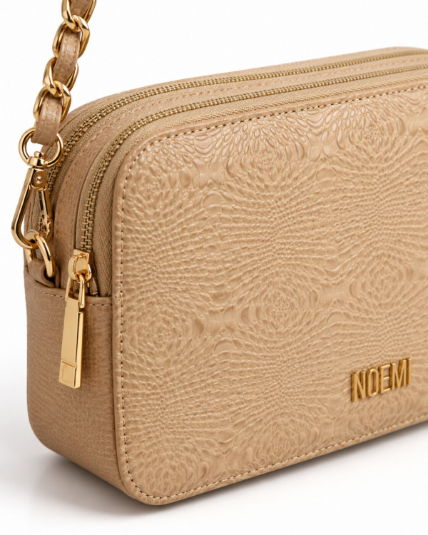 BOLSO CANDY · capuchino · Detalle frontal BOLSO CANDY · capuchino · Detalle frontal