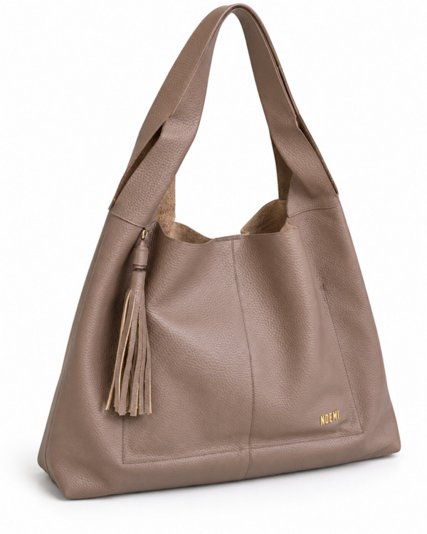 BOLSO CLASY · taupe · Tres cuartos izquierdo BOLSO CLASY · taupe · Tres cuartos izquierdo