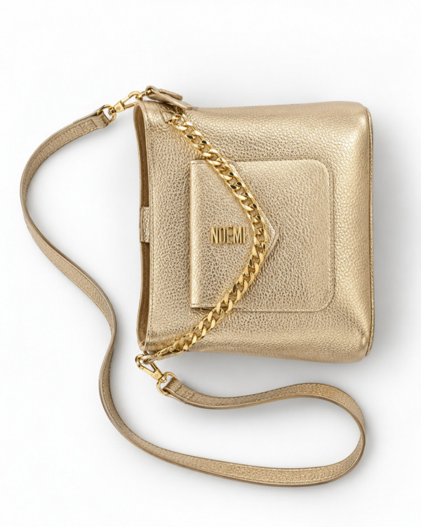 BOLSO NORY · dorado · Cenital lateral