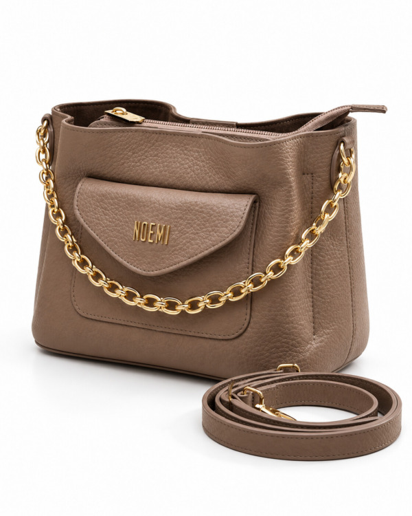 BOLSO NORY · taupe · Tres cuartos bajo