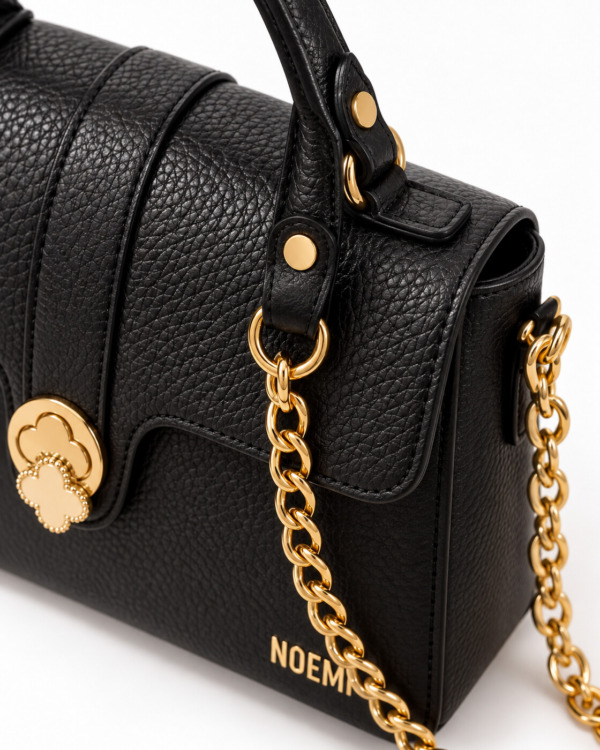 BOLSO VANITY · negro · Detalle herraje