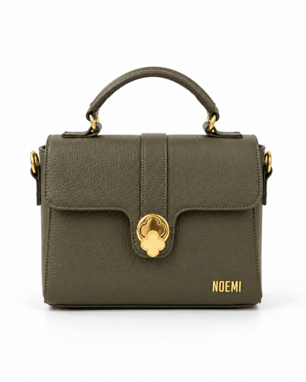 BOLSO VANITY · verde oliva · Frontal