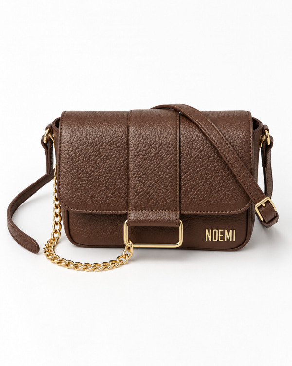 BOLSO VELY · avellana · Frontal picado