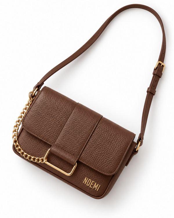 BOLSO VELY · avellana · Cenital abierto