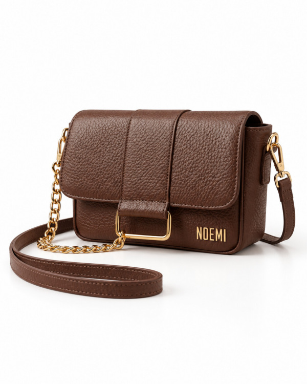 BOLSO VELY · avellana · Derecha a ras