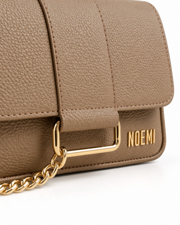 BOLSO VELY · capuchino · Detalle base