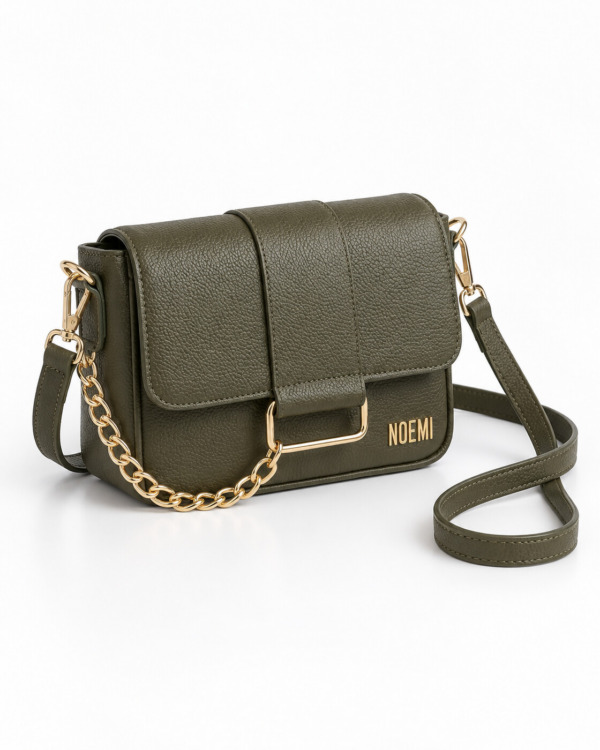 BOLSO VELY · verde oliva · Tres cuartos izquierdo