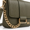 BOLSO VELY · verde oliva · Detalle textura