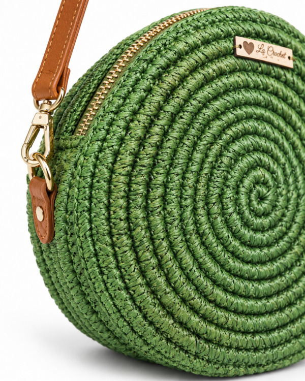 BOLSO YOYO · verde · Detalle textura