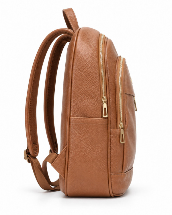 MORRAL PORTÁTIL · marron · Perfil izquierdo MORRAL PORTÁTIL · marron · Perfil izquierdo